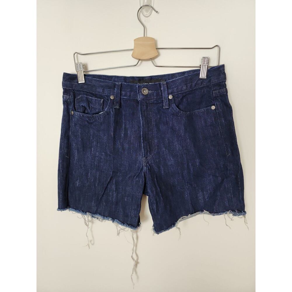 Calvin Klein Women's Size 6 Cut Off Jean Shorts Dark Denim CK (11)